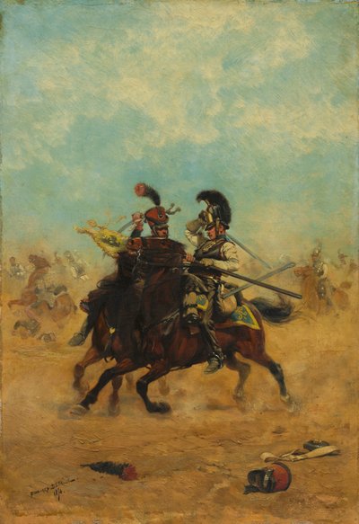 Combat for the Colours by Jean Baptiste Edouard Detaille